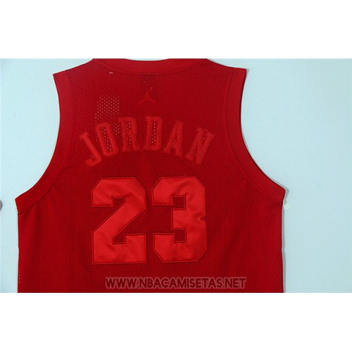 Camiseta Michael Jordan NO 23 Rojo